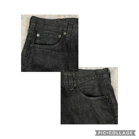 Levi’s 501XX Button Fly Black Denim Straight Leg Jeans Classiccore 36 x 29 - Picture 5 of 12